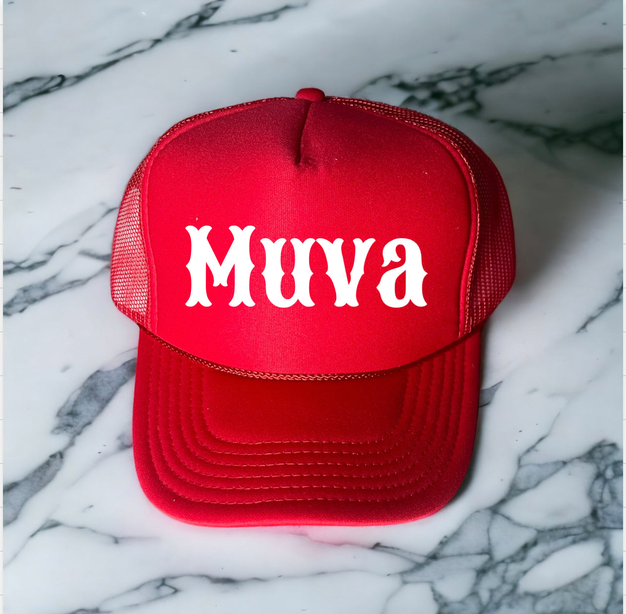 Muva Trucker Hat -Red Apple